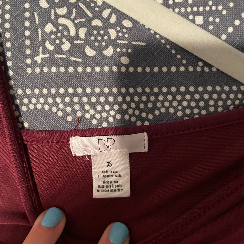 Maroon B.P. Tank Top